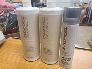 lot 249 image: 2 Bottles of Conditioner and 1 Can of Dry Shampoo