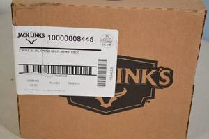 lot 23 image: 8ct Jack Links Jalapeno Flavor Beef Jerky Best By 08032023