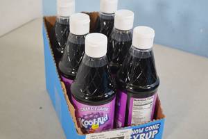 lot 88 image: 6ct Kool-Aid Grape Flavor Snow Cone Syrup Best By 042023
