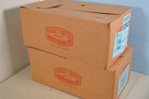 lot 90 image: 12ct Case of Turkey Creek Snacks Bar-B-Que Chicharrones Fried Pork Skins Best By 03062023