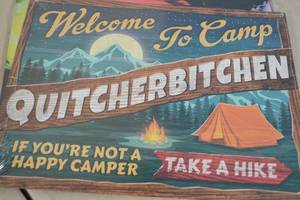 lot 188 image: NEW - Metal Sign Wall Art 16 x 12 Factory Sealed