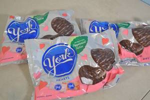 lot 59 image: 3ct Bag of York Dark Chocolate Peppermint Patties Best By 102023