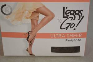 lot 375 image: Case of Leggs to Go Ultra Sheer Pantyhose Large Coffee 36ct