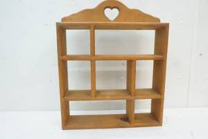 lot 6 image: Wooden Hanging Shelf