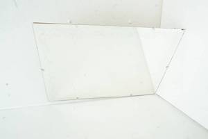 lot 14 image: Hanging Mirror with flower edging