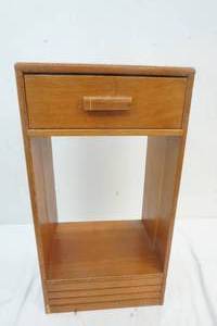 lot 18 image: Wooden Stand With Drawer