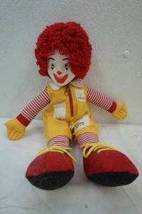 lot 160 image: McDonalds stuffed figurine