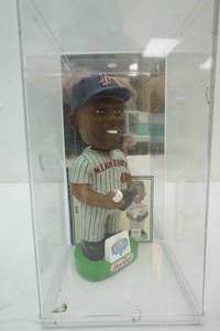 lot 215 image: Torii Hunter bobblehead in case