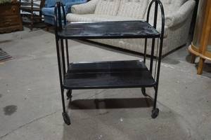 lot 252 image: metal cart