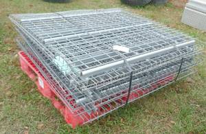 Pallet of 48 in wire decking for pallet rack