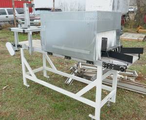 Shrink tunnel housing - missing motor, electrical etc  AS PICTURED