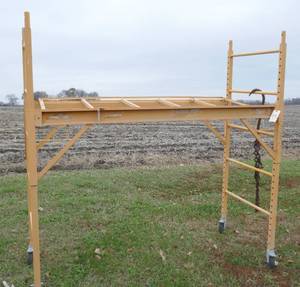 section of scaffolding