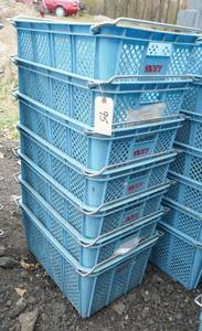 Stack of 7 totesbaskets 26x18x13