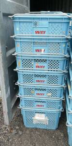 Stack of 7 totesbaskets 26x18x13