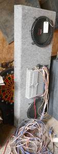 Punch speakers and 360.6 amp, worked when removed