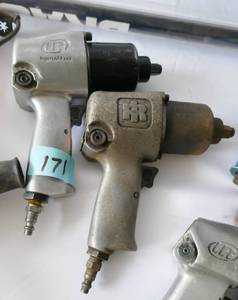 Two Ingersoll Rand air impact drills 12 inch