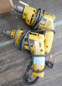 Two dewalt drills