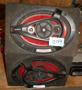 Sony 270 Watt speakers