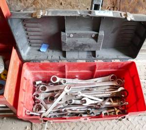 Toolbox full of wrenches