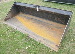 Used quick attach snow bucket