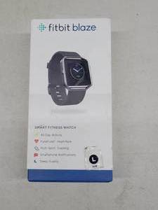 Fitbit Blaze Smart Fitness Watch,Time Display Black, Silver, Large, NEW
