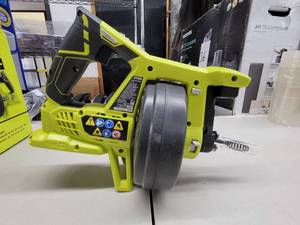 Ryobi P4001 One 18V Lithium Ion All-In-One 25 Foot Drain Auger for Sinks or Toilets (Tool Only), NEW - YOU WILL NEED THIS FOR YOUR HOLIDAY GATHERINGS