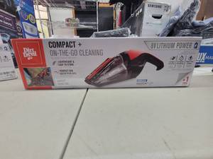 Dirt Devil Handheld Cleaner Quick Flip 8 Volt Lithium Cordless Red Hand Vacuum - Works
