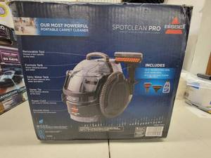 Bissell 3624 Spot Clean Professional Portable Carpet Cleaner - Corded , Black - Slight Used