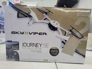Sky Viper Journey GPS Drone WhiteBlack, NEW