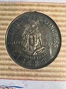 1989 US CONGRESSIONAL HALF DOLLAR IN INFO PAGE