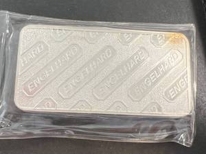 10 TROY OZ .999 FINE SILVER ENGELHARD BAR