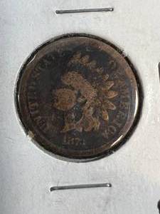 1873 US INDIAN HEAD CENT