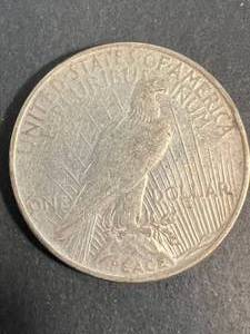 1922 US SILVER PEACE DOLLAR
