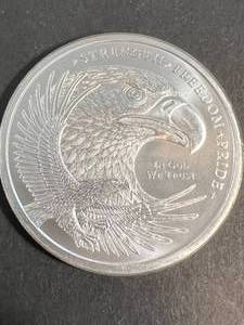 2 TROY OZ .999 FINE SILVER US GOLDEN STATE MINT ROUND