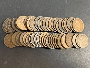 ROLL OF 50 US INDIAN HEAD CENTS