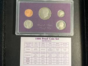 1986 US PROOF SET IN ORIGINAL PACKAGE