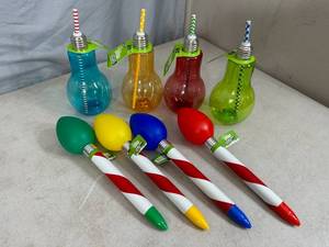 New Light Up Christmas Bulb Bottles and Light Up Christmas Pens
