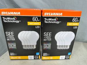 8 Sylvania TruWave LED Light Bulbs