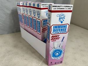 8 Boxes of Water Magic Immune Defense Flavor Straws - Berry Boost Flavor