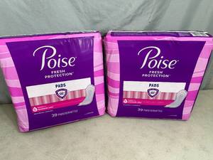 78 New Poise Pads
