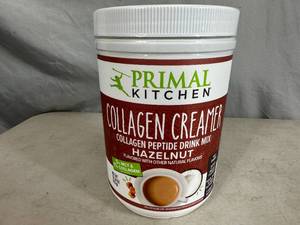 New Jar of Primal Kitchen Collagen Creamer Peptide Drink Mix
