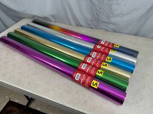 6 New Rolls of Premium Shiny Gift Wrap  Wrapping Paper
