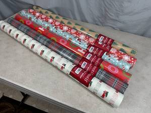 6 New Rolls of Premium Christmas  Holiday Gift Wrap  Wrapping Paper