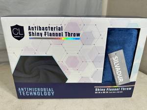 New Antimicrobial Flannel Throw