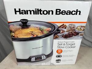 Hamilton Beach Brands Inc. 33453 Programmable 5 Quart Slow Cooker