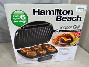 New Hamilton Beach Indoor George Foreman Type Grill