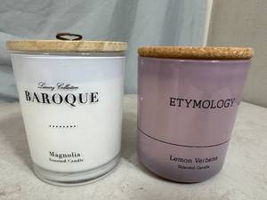 2 New Designer Candles