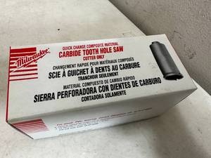 New Milwaukee Carbide Tooth Hole Saw 2