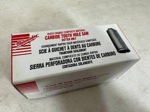 New Milwaukee Carbide Tooth Hole Saw 1-14