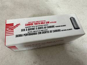 New Milwaukee Carbide Tooth Hole Saw 1 -18